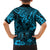 Hawaii King Kamehameha Family Matching Puletasi Dress and Hawaiian Shirt Polynesian Pattern Sky Blue Version LT01 - Polynesian Pride