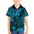 Hawaii King Kamehameha Family Matching Puletasi Dress and Hawaiian Shirt Polynesian Pattern Sky Blue Version LT01 Son's Shirt Blue - Polynesian Pride