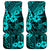 Hawaii King Kamehameha Car Mats Polynesian Pattern Turquoise Version LT01 Turquoise - Polynesian Pride