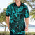 Hawaii King Kamehameha Hawaiian Shirt Polynesian Pattern Turquoise Version LT01 - Polynesian Pride