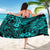 Hawaii King Kamehameha Sarong Polynesian Pattern Turquoise Version LT01 - Polynesian Pride