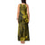 Hawaii King Kamehameha Tank Maxi Dress Polynesian Pattern Yellow Version LT01 - Polynesian Pride