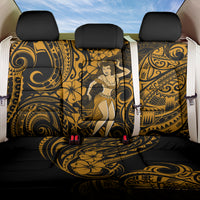 Hawaii Hula Girl Back Car Seat Cover Polynesian Pattern Gold Version LT01 One Size Gold - Polynesian Pride