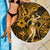 Hawaii Hula Girl Beach Blanket Polynesian Pattern Gold Version LT01 - Wonder Print Shop