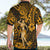 Hawaii Hula Girl Hawaiian Shirt Polynesian Pattern Gold Version LT01 - Polynesian Pride