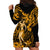 Hawaii Hula Girl Hoodie Dress Polynesian Pattern Gold Version LT01 - Polynesian Pride