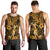 Hawaii Hula Girl Men Tank Top Polynesian Pattern Gold Version LT01 - Polynesian Pride