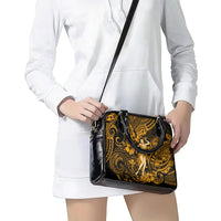 Hawaii Hula Girl Shoulder Handbag Polynesian Pattern Gold Version LT01 - Polynesian Pride