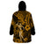 Hawaii Hula Girl Wearable Blanket Hoodie Polynesian Pattern Gold Version LT01 - Polynesian Pride