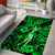 Hawaii Hula Girl Area Rug Polynesian Pattern Green Version LT01 - Polynesian Pride