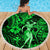 Hawaii Hula Girl Beach Blanket Polynesian Pattern Green Version LT01 - Wonder Print Shop