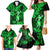 Hawaii Hula Girl Family Matching Mermaid Dress and Hawaiian Shirt Polynesian Pattern Green Version LT01 - Polynesian Pride