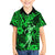 Hawaii Hula Girl Family Matching Puletasi Dress and Hawaiian Shirt Polynesian Pattern Green Version LT01 Son's Shirt Green - Polynesian Pride