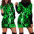 Hawaii Hula Girl Hoodie Dress Polynesian Pattern Green Version LT01 - Polynesian Pride