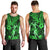 Hawaii Hula Girl Men Tank Top Polynesian Pattern Green Version LT01 - Polynesian Pride