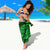 Hawaii Hula Girl Sarong Polynesian Pattern Green Version LT01 - Polynesian Pride