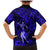 Hawaii Hula Girl Family Matching Mermaid Dress and Hawaiian Shirt Polynesian Pattern Navy Blue Version LT01 - Polynesian Pride