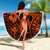 Hawaii Hula Girl Beach Blanket Polynesian Pattern Orange Version LT01 - Wonder Print Shop