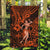 Hawaii Hula Girl Garden Flag Polynesian Pattern Orange Version LT01 Garden Flag Orange - Polynesian Pride