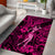 Hawaii Hula Girl Area Rug Polynesian Pattern Pink Version LT01 - Polynesian Pride