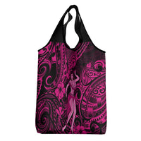 Hawaii Hula Girl Grocery Bag Polynesian Pattern Pink Version LT01 - Polynesian Pride