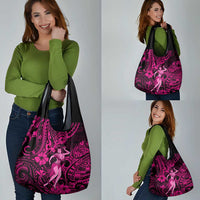 Hawaii Hula Girl Grocery Bag Polynesian Pattern Pink Version LT01 - Polynesian Pride