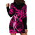 Hawaii Hula Girl Hoodie Dress Polynesian Pattern Pink Version LT01 - Polynesian Pride