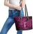 Hawaii Hula Girl Leather Tote Bag Polynesian Pattern Pink Version LT01 - Polynesian Pride