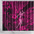 Hawaii Hula Girl Shower Curtain Polynesian Pattern Pink Version LT01 - Polynesian Pride