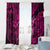 Hawaii Hula Girl Window Curtain Polynesian Pattern Pink Version LT01 - Polynesian Pride