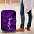 Hawaii Hula Girl Luggage Cover Hibiscus Hawaii Tribal Tattoo Purple Version LT01 Purple - Polynesian Pride