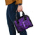 Hawaii Hula Girl Shoulder Handbag Hibiscus Hawaii Tribal Tattoo Purple Version LT01 - Polynesian Pride