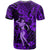 Hawaii Hula Girl T Shirt Hibiscus Hawaii Tribal Tattoo Purple Version LT01 - Polynesian Pride