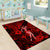 Hawaii Hula Girl Area Rug Hibiscus Hawaii Tribal Tattoo Red Version LT01 - Polynesian Pride