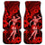 Hawaii Hula Girl Car Mats Hibiscus Hawaii Tribal Tattoo Red Version LT01 Red - Polynesian Pride