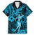 Hawaii Hula Girl Hawaiian Shirt Hibiscus Hawaii Tribal Tattoo Sky Blue Version LT01 Blue - Polynesian Pride