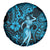 Hawaii Hula Girl Spare Tire Cover Hibiscus Hawaii Tribal Tattoo Sky Blue Version LT01 Blue - Polynesian Pride