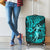 Hawaii Hula Girl Luggage Cover Hibiscus Hawaii Tribal Tattoo Turquoise Version LT01 - Polynesian Pride