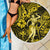 Hawaii Hula Girl Beach Blanket Hibiscus Hawaii Tribal Tattoo Yellow Version LT01 - Wonder Print Shop