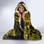 Hawaii Hula Girl Hooded Blanket Hibiscus Hawaii Tribal Tattoo Yellow Version LT01 - Polynesian Pride