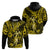 Hawaii Hula Girl Hoodie Hibiscus Hawaii Tribal Tattoo Yellow Version LT01 - Polynesian Pride