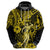 Hawaii Hula Girl Hoodie Hibiscus Hawaii Tribal Tattoo Yellow Version LT01 - Polynesian Pride