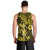 Hawaii Hula Girl Men Tank Top Hibiscus Hawaii Tribal Tattoo Yellow Version LT01 - Polynesian Pride