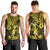 Hawaii Hula Girl Men Tank Top Hibiscus Hawaii Tribal Tattoo Yellow Version LT01 - Polynesian Pride