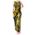 Hawaii Hula Girl Tank Maxi Dress Hibiscus Hawaii Tribal Tattoo Yellow Version LT01 Women Yellow - Polynesian Pride