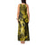 Hawaii Hula Girl Tank Maxi Dress Hibiscus Hawaii Tribal Tattoo Yellow Version LT01 - Polynesian Pride