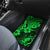 Hawaii Pineapple Car Mats Paradise Flowers Pacific With Green Polynesian Tribal LT01 - Polynesian Pride