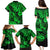 Hawaii Pineapple Family Matching Puletasi Dress and Hawaiian Shirt Paradise Flowers Pacific With Green Polynesian Tribal LT01 - Polynesian Pride