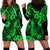 Hawaii Pineapple Hoodie Dress Paradise Flowers Pacific With Green Polynesian Tribal LT01 - Polynesian Pride