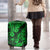 Hawaii Pineapple Luggage Cover Paradise Flowers Pacific With Green Polynesian Tribal LT01 - Polynesian Pride